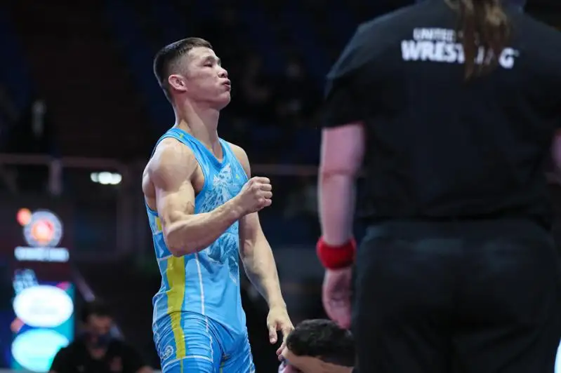 Меиржан Шермаханбет стал чемпионом Азии по греко-римской борьбе