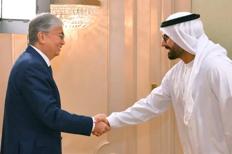 托卡耶夫会见阿尔达尔地产公司董事长