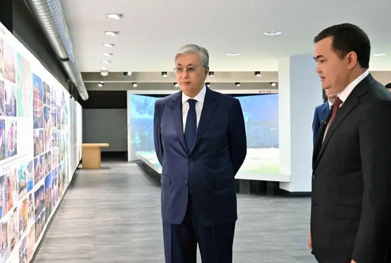 ҚР Президенти Астана шаҳрини ривожлантиришнинг бош режаси билан танишди