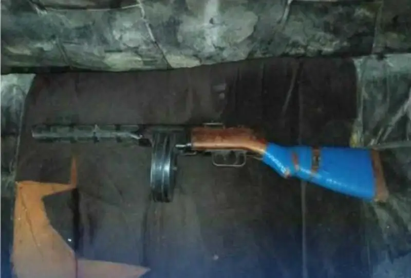 شۋچە تۇرعىنىنىڭ ۇيىنەن ەكىنشى دۇنيەجۇزىلىك سوعىس كەزىندەگى پۋلەمەت-تاپانشا تابىلدى