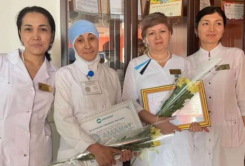 Нур-Султан шаҳрининг тиббиёт ходимлари БМТнинг махсус медали билан тақдирланди
