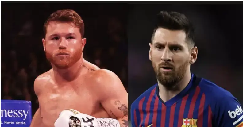 بوكسشى كانەلو فۋتبولشى مەسسيگە سەس كورسەتتى