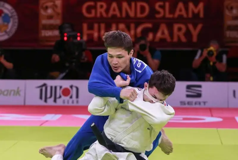Казахстанские дзюдоисты выступили на Grand Slam в Будапеште