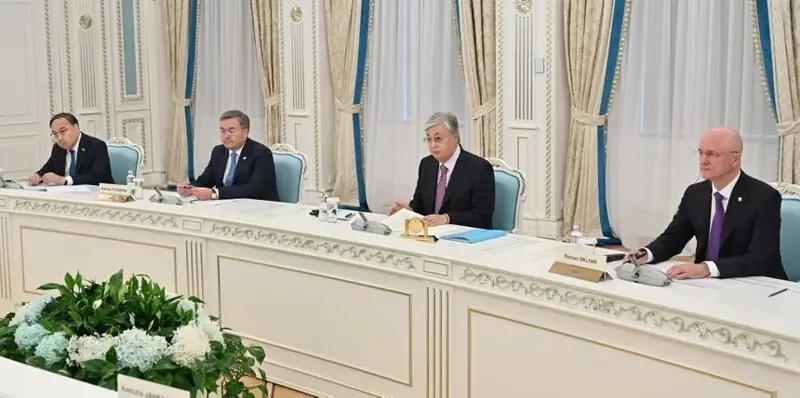Қозоғистон Президенти Европа Кенгаши Президенти билан музокаралар ўтказди