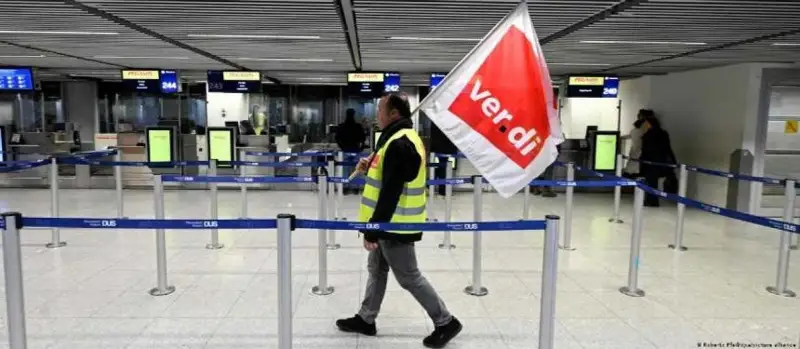 Германияда касаба уюшмалари кенг кўламли иш ташлашга тайёрланмоқда