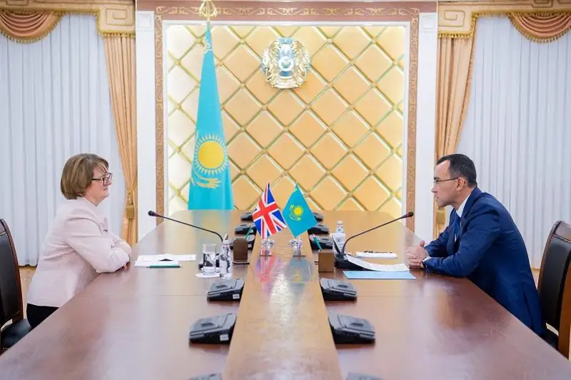 参议院议长会见英国驻哈大使