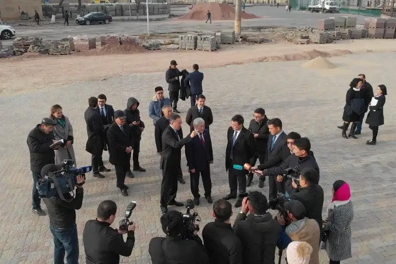 Таразда Самарқанд услубидаги комплексни қуришга Ўзбекистондан мутаҳассислар жалб қилинмоқда