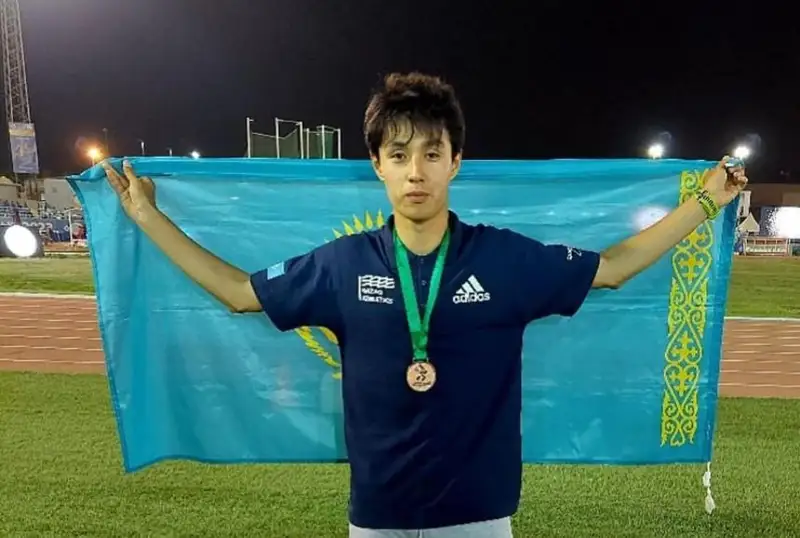 Қозоғистон енгил атлетика бўйича ўсмирлар ўртасидаги Осиё чемпионатида бронза медалини қўлга киритди