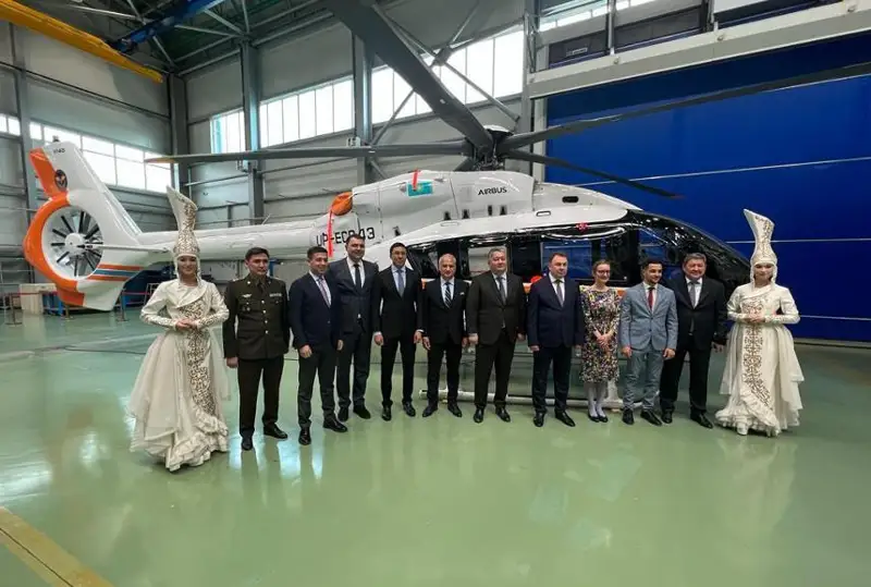 Фавқулодда вазиятлар вазирлиги парки Қозоғистонда йиғилган вертолёт билан тўлдирилди