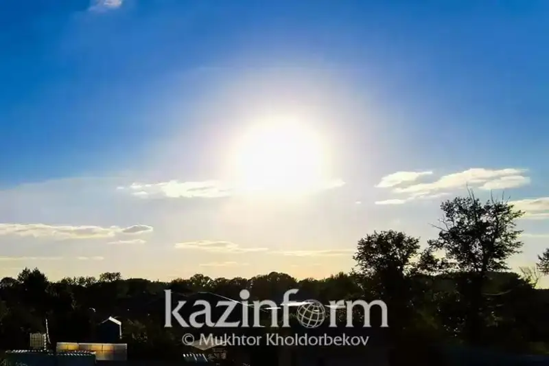 بۇگىن ەلدىڭ باتىسىندا قاتتى ىستىق كۇتىلەدى