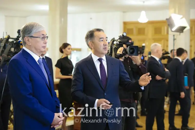 阿拉木图市长向总统介绍了该市2019年的发展成绩