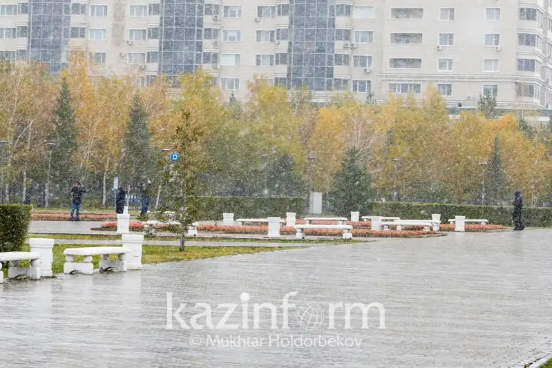 Дождь и снег ожидаются в большинстве городов Казахстана 8 ноября