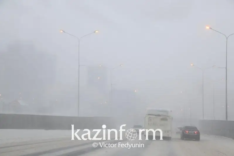 Қор бўрони туфайли Ақтўбе ва Нур-Султанда барча йўллар ёпилди