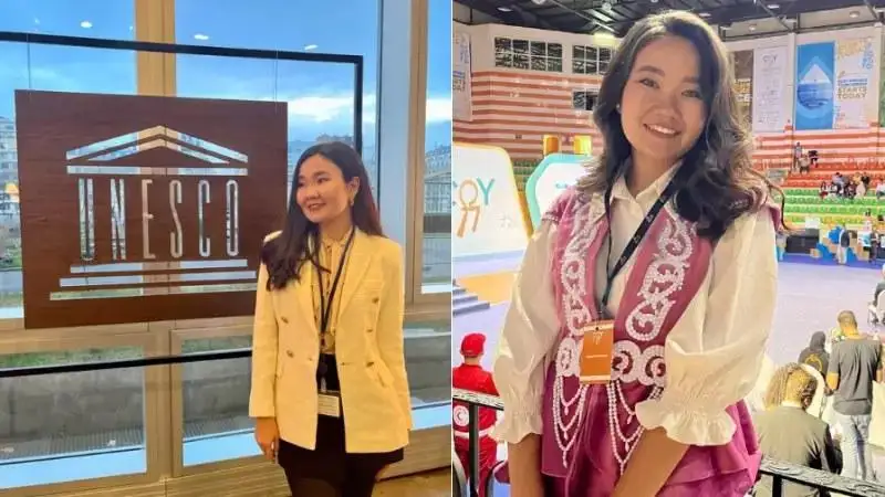 قازاق قىزى 4 ۋنيۆەرسيتەتتە وقيدى، 6 ءتىل بىلەدى جانە ب ۇ ۇ-دا جۇمىس ىستەيدى