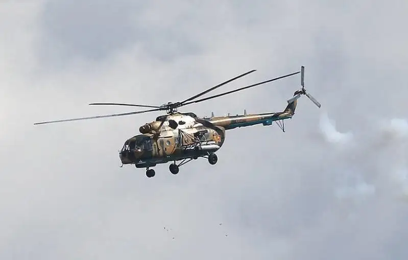 俄空军一架米8直升机坠毁 乘员全部遇难