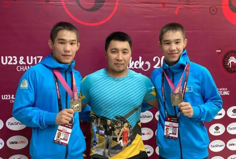 Петропавлдық егіз бала Азия чемпионатында грек-рим күресінен алтыннан алқа тақты