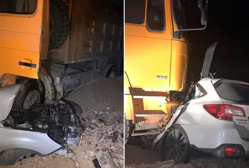 Три человека погибли в ДТП в Карагандинской области