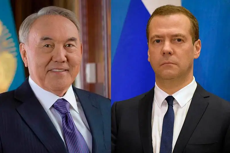Нурсултон Назарбоев Дмитрий Медведев билан телефон орқали сўзлашди