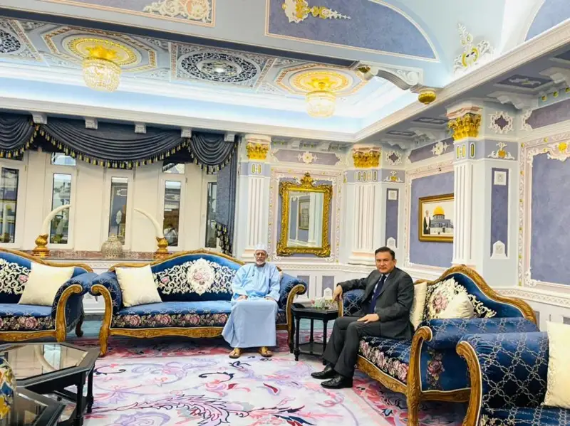 哈萨克斯坦大使会见阿曼前外交部长