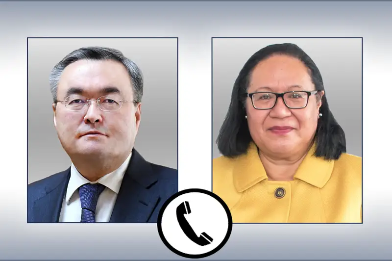 哈萨克斯坦外交部长与联合国副秘书长举行电话会晤