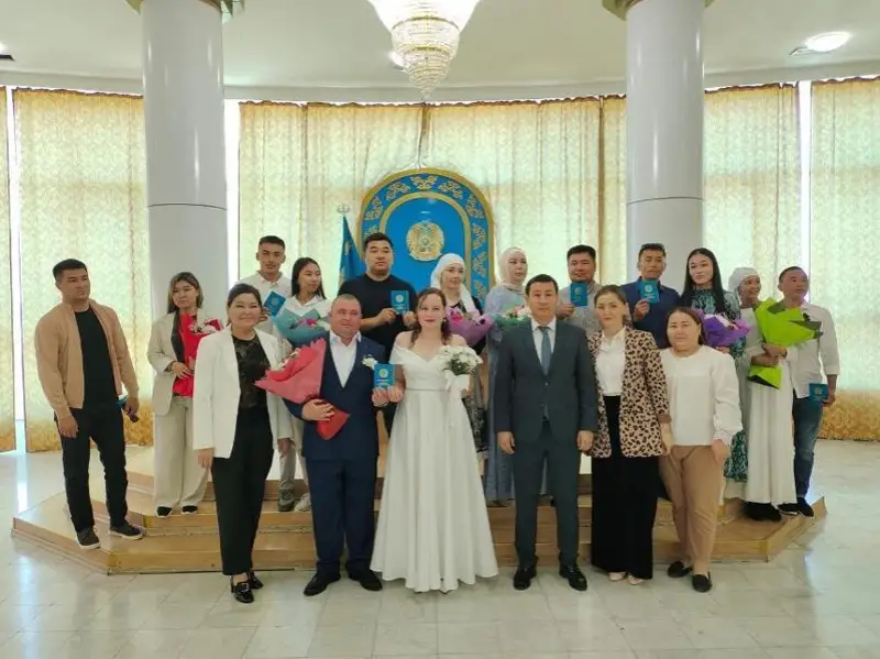 Ақтауда йил бошидан буён 1598 жуфтлик никоҳдан ўтди