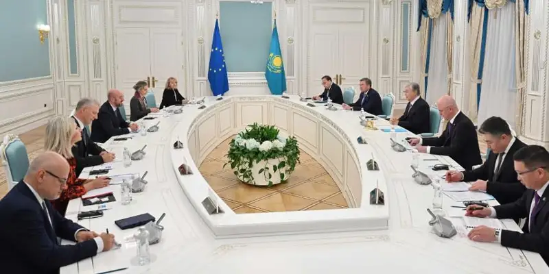 Касым-Жомарт Токаев провел переговоры с Президентом Европейского Совета