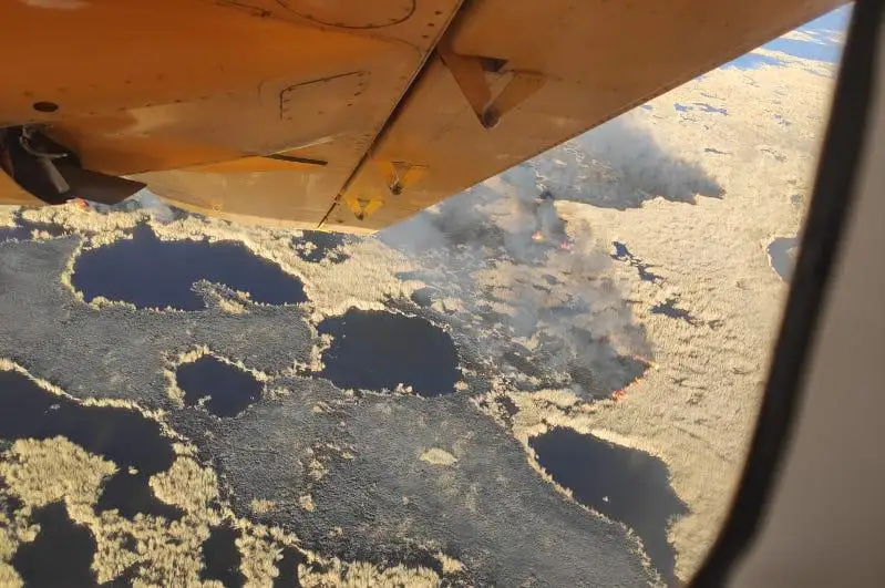 МЧС РК опровергает слухи о крупном степном пожаре