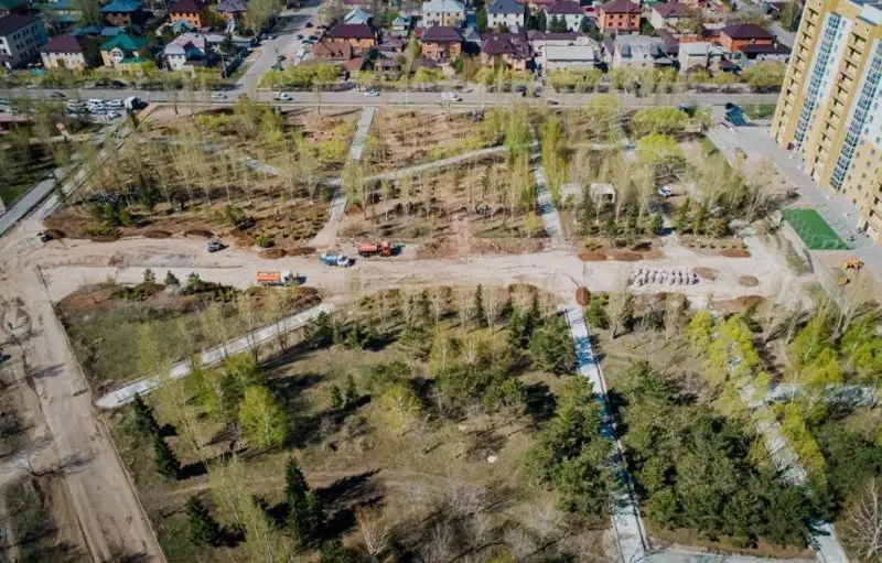 Нур-Султанда янги ҳиёбон очилди