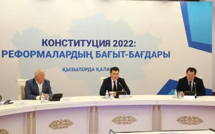 Memlekettik hatshy Qyzylorda oblysynyń jurtshylyǵymen kezdesti