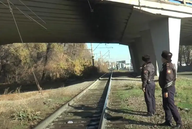 Пытавшуюся прыгнуть с моста девушку спасли полицейские Алматы