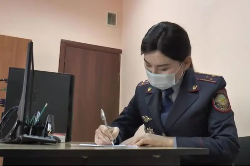 الماتىدا بولعان وقيعالاردى پوليتسەي ولەڭ جولدارىمەن باياندادى