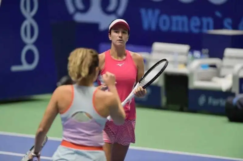 Қозоғистонлик уч теннисчи ITF турнирнинг жуфтлик баҳсларида чорак финалга чиқди