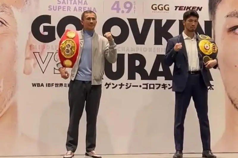 Головкин ва Мурата жанг олдидан илк бор юзма-юз учрашишди