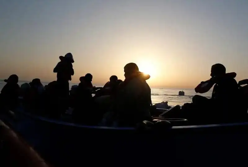 Почти 100 мигрантов были найдены без одежды на греко-турецкой границе