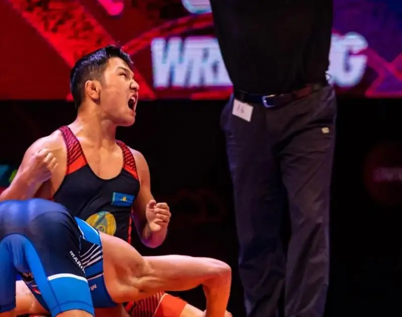 Қозоғистонлик Мерей Базарбаев эркин кураш бўйича U20 ЖЧ финалига чиқди