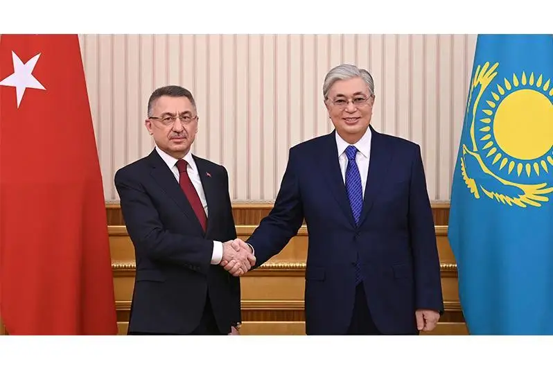 Қозоғистон Президенти Туркия вице-президентини қабул қилди
