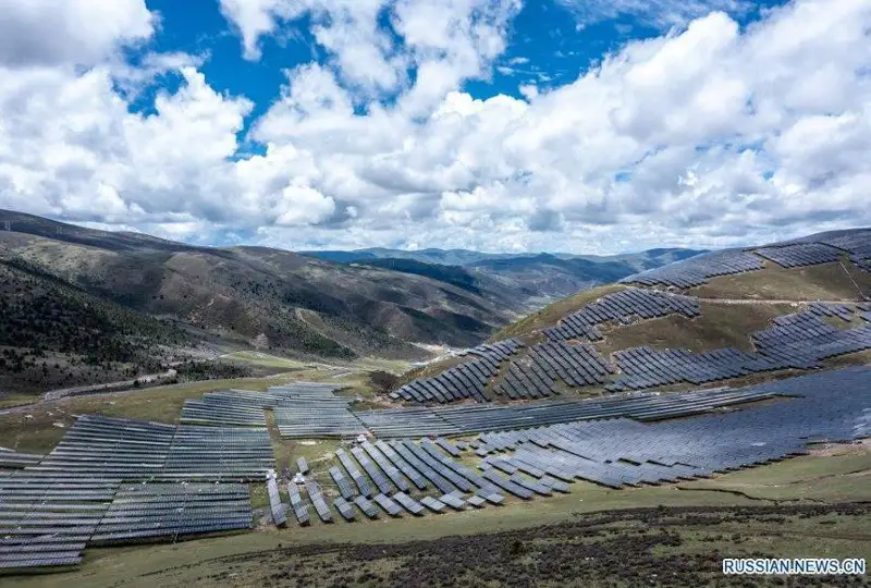 Хитойда энг йирик гидроқуёш электр станцияси ишга туширилди