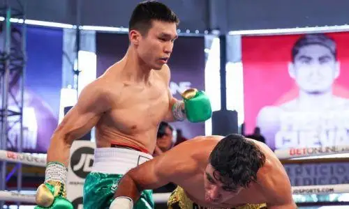 Қозоғистонлик WBA чемпиони Мехикода мексикаликни нокаутга учратди