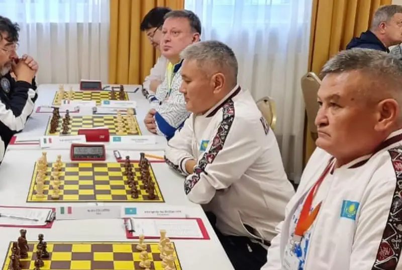 Қозоғистон эшитишида нуқсони бўлган спортчилар ўртасида ўтказилган шахмат бўйича ЖЧда совринли ўринларни қўлга киритди