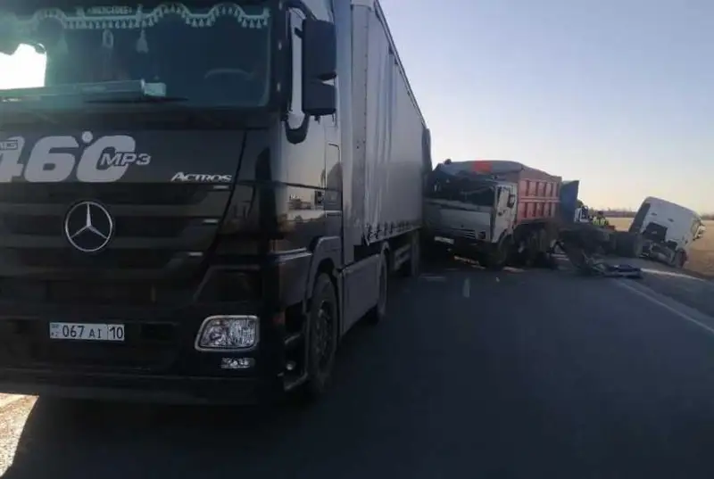 قازاقستاندىق جۇك كولىگى رەسەي تراسساسىندا اپاتقا ۇشىرادى