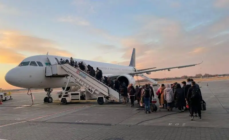 Четвертый репатриационный рейс вылетел из аэропорта Катовице в Казахстан
