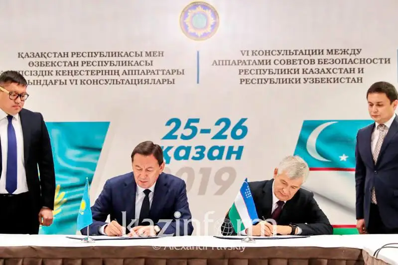 Қозоғистон ва Ўзбекистон хавфсизлик кенгашларининг кенгайтирилган консультациялари бўлиб ўтди