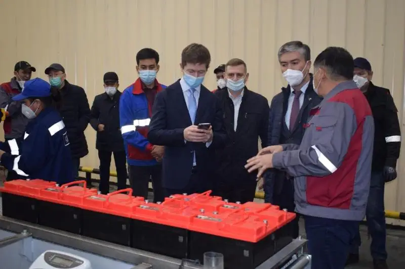 Қозоғистонда аккумулятор батареялари ишлаб чиқарувчи янги технология ишга туширилди