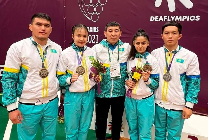 Қозоғистонлик дзюдочилар Бразилиядаги Сурдлимпиада ўйинларида яна 3 та медални қўлга киритди