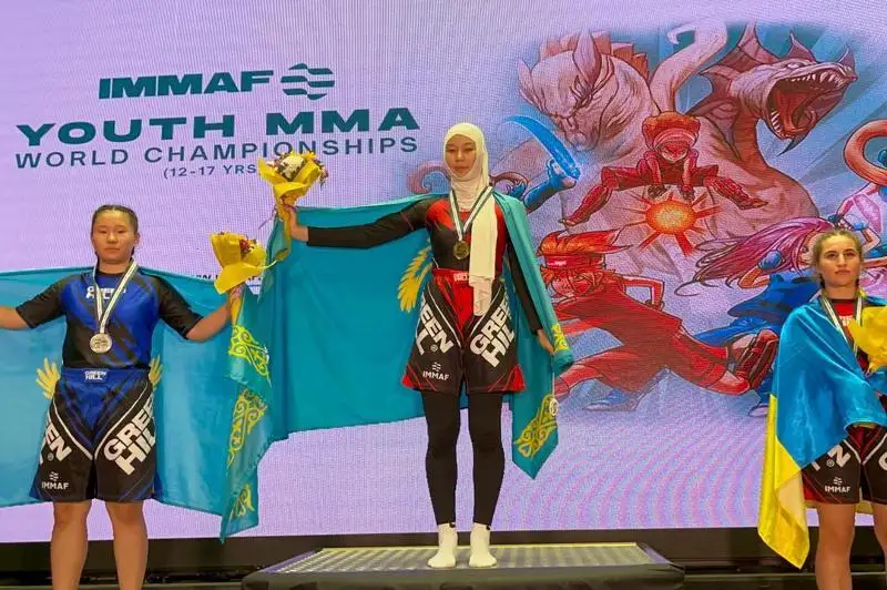 Қозоғистонлик спортчи ММА бўйича ўсмирлар ўртасидаги жаҳон чемпионатида олтин медални қўлга киритди