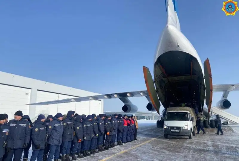 哈国第二支地震救援队自首都启程前往土耳其
