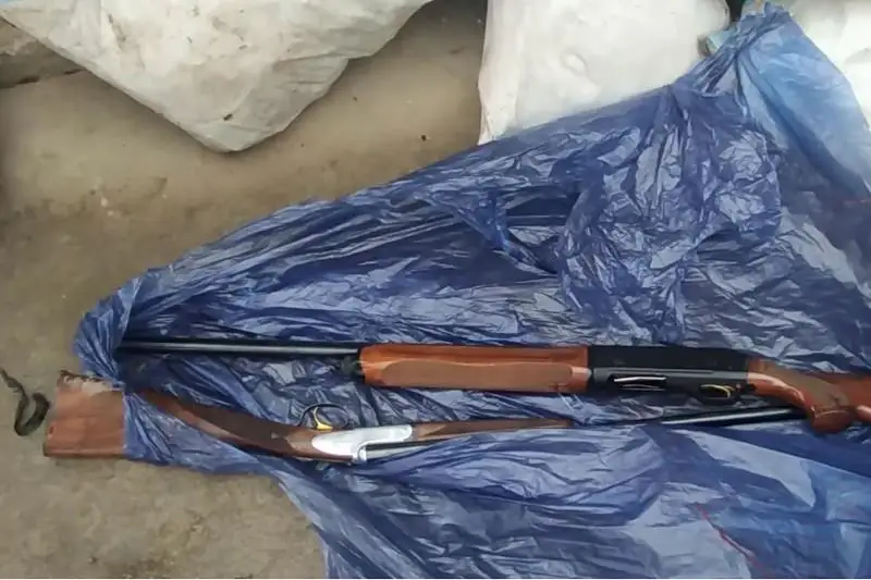 Тайник с похищенным оружием вычислен полицейскими Алматы