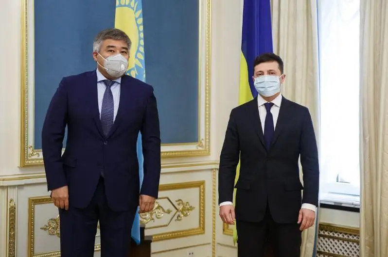 Украина Президенти Қозоғистонга миннатдорчилик билдирди
