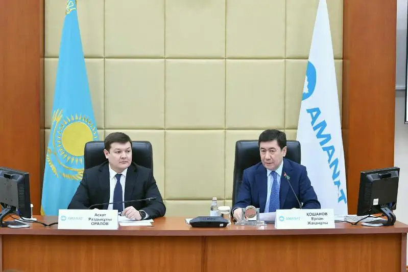 Фракция партии «AMANAT» обсудила приоритеты Президентского Послания