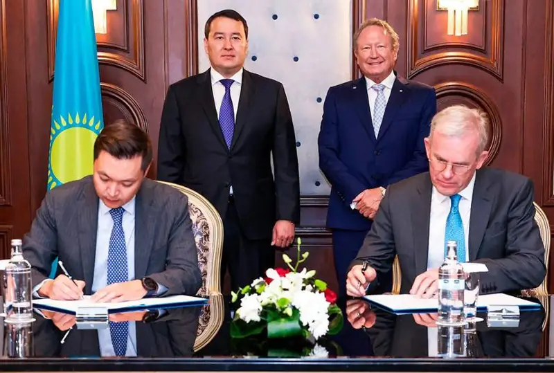Qazaqstan men Fortescue kompanııasy «jasyl» sýtegi óndirý jónindegi kelisimge qol qoıdy